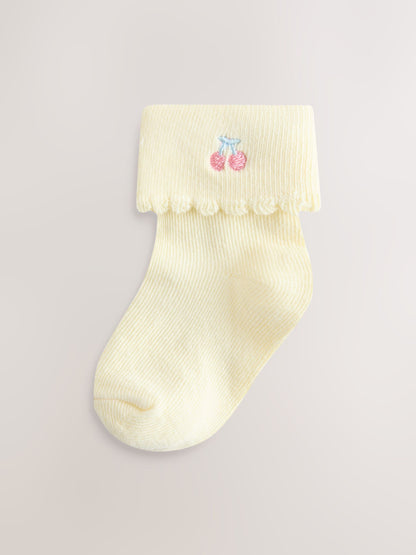 Pink/Blue Baby Socks 5 Pack image 5