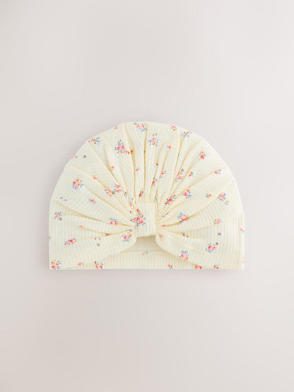 Pink Baby Turbans 3 Pack (0-18mths) image 4
