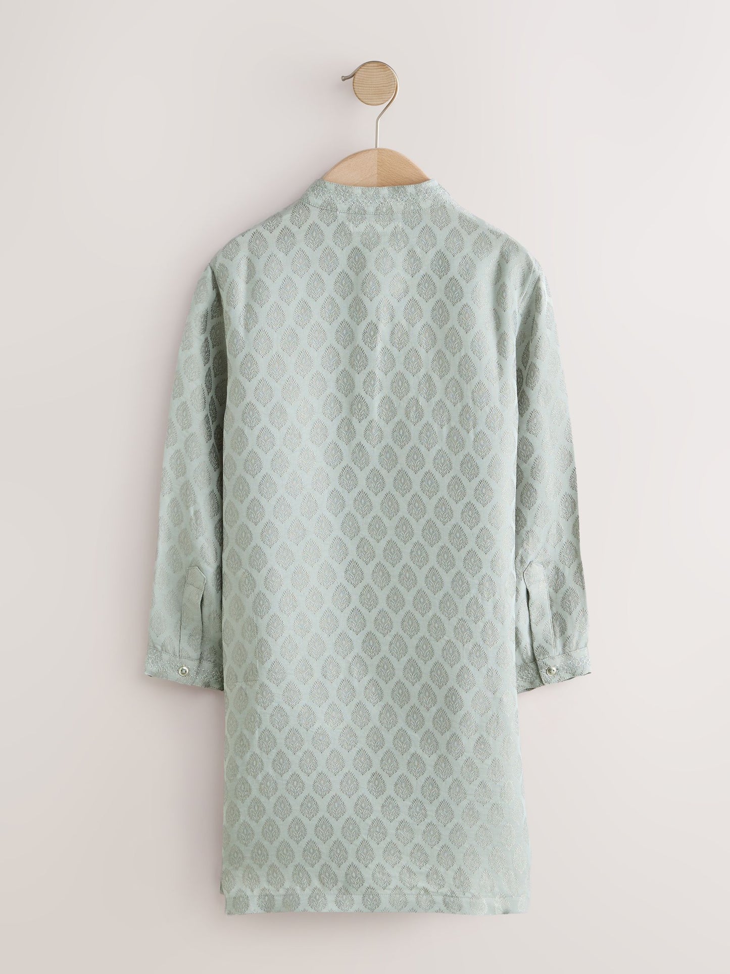 Dsiney Kidz - Grey Embroidered Kurta Shirt (3mths-16yrs) (3mths-16yrs) image 7