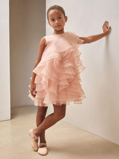 Reiss Pink Pirouette 9-13 yrs Reiss | Royal Ballet Organza Dress - image 3