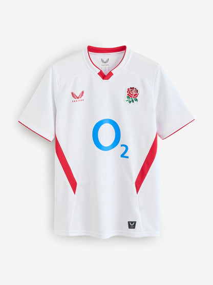 Dsiney Kidz - Castore White England Home Replica Rugby Shirt image 1