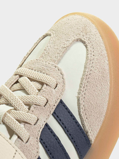 adidas White Barreda Decode Elastic Lace Kids Trainers image 10