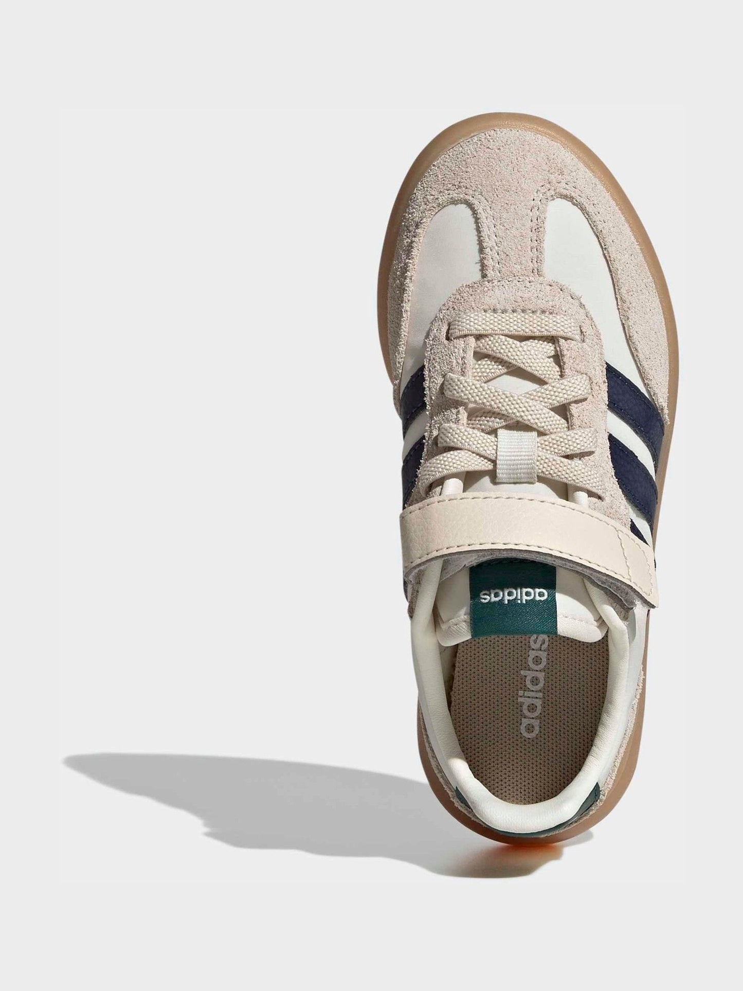 adidas White Barreda Decode Elastic Lace Kids Trainers image 7