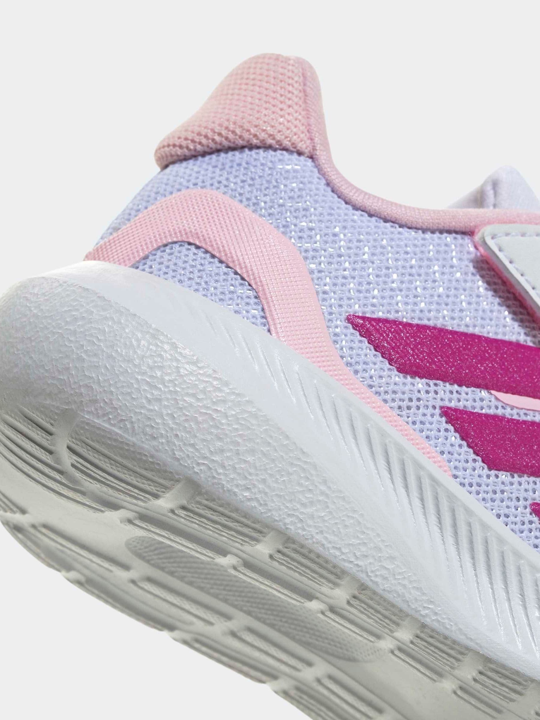 adidas White Runfalcon 5 Hook and Loop Easy On Infant Trainers image 11