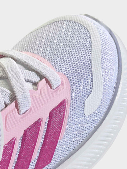 adidas White Runfalcon 5 Hook and Loop Easy On Infant Trainers image 10