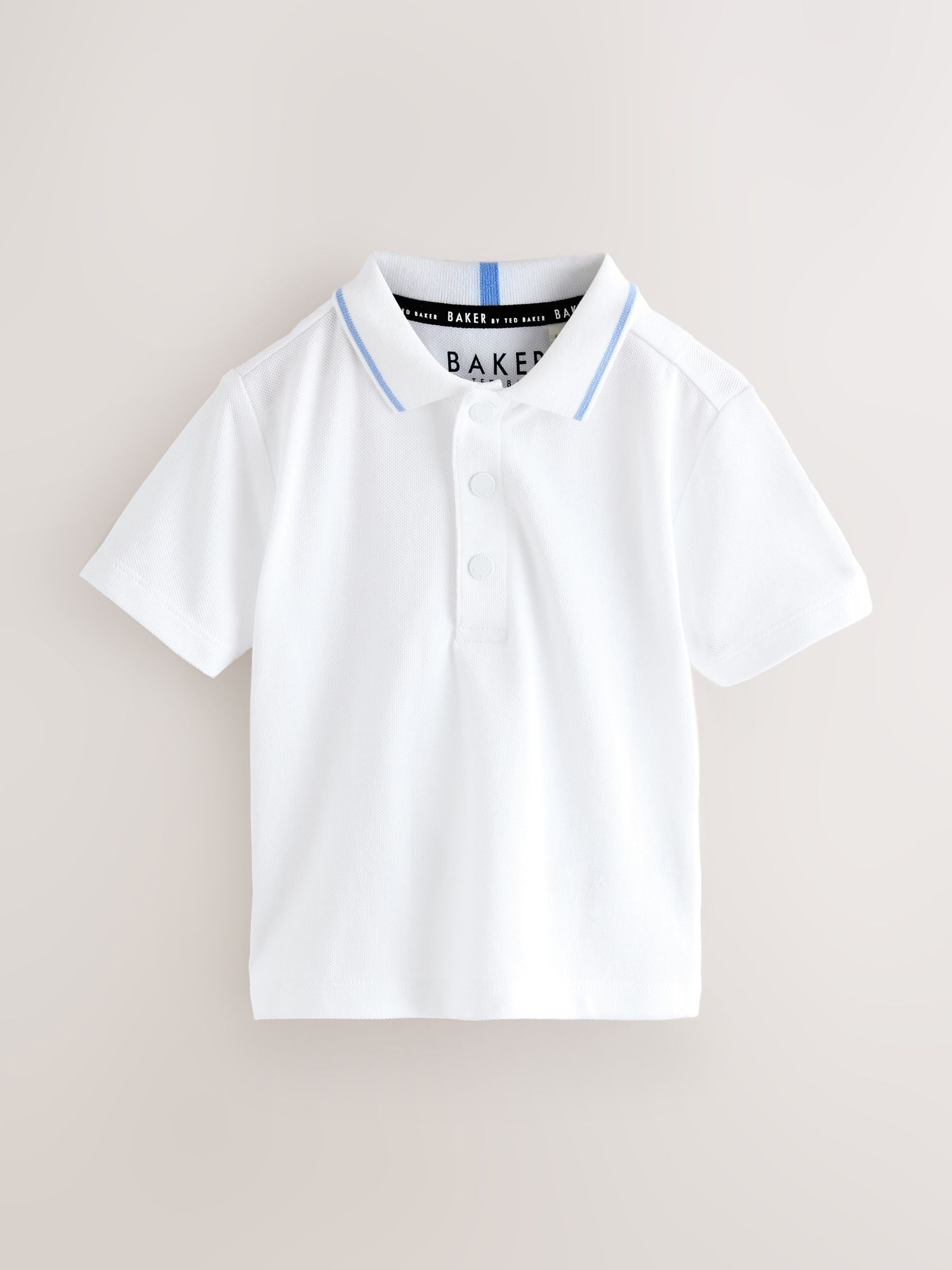 Baker by Ted Baker 'T' Texture Dungaree and Polo Shirt Set image 3