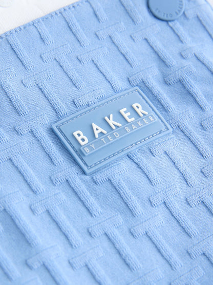Baker by Ted Baker 'T' Texture Dungaree and Polo Shirt Set image 6