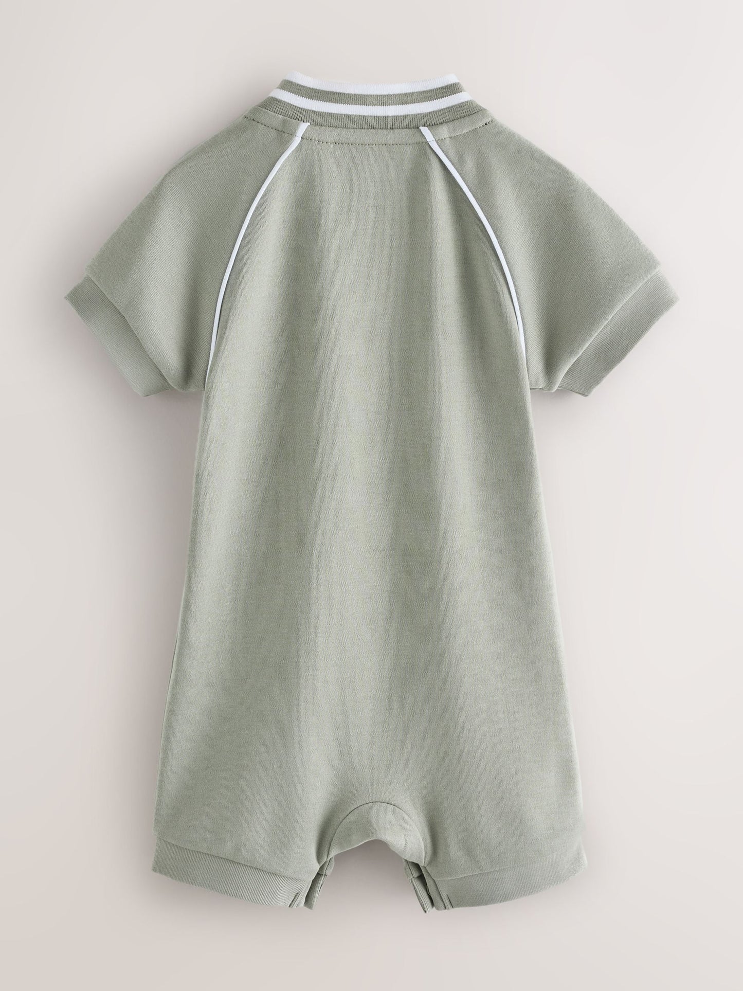 Baker by Ted Baker Blue/Stone Varsity Rompers 2 Pack image 3