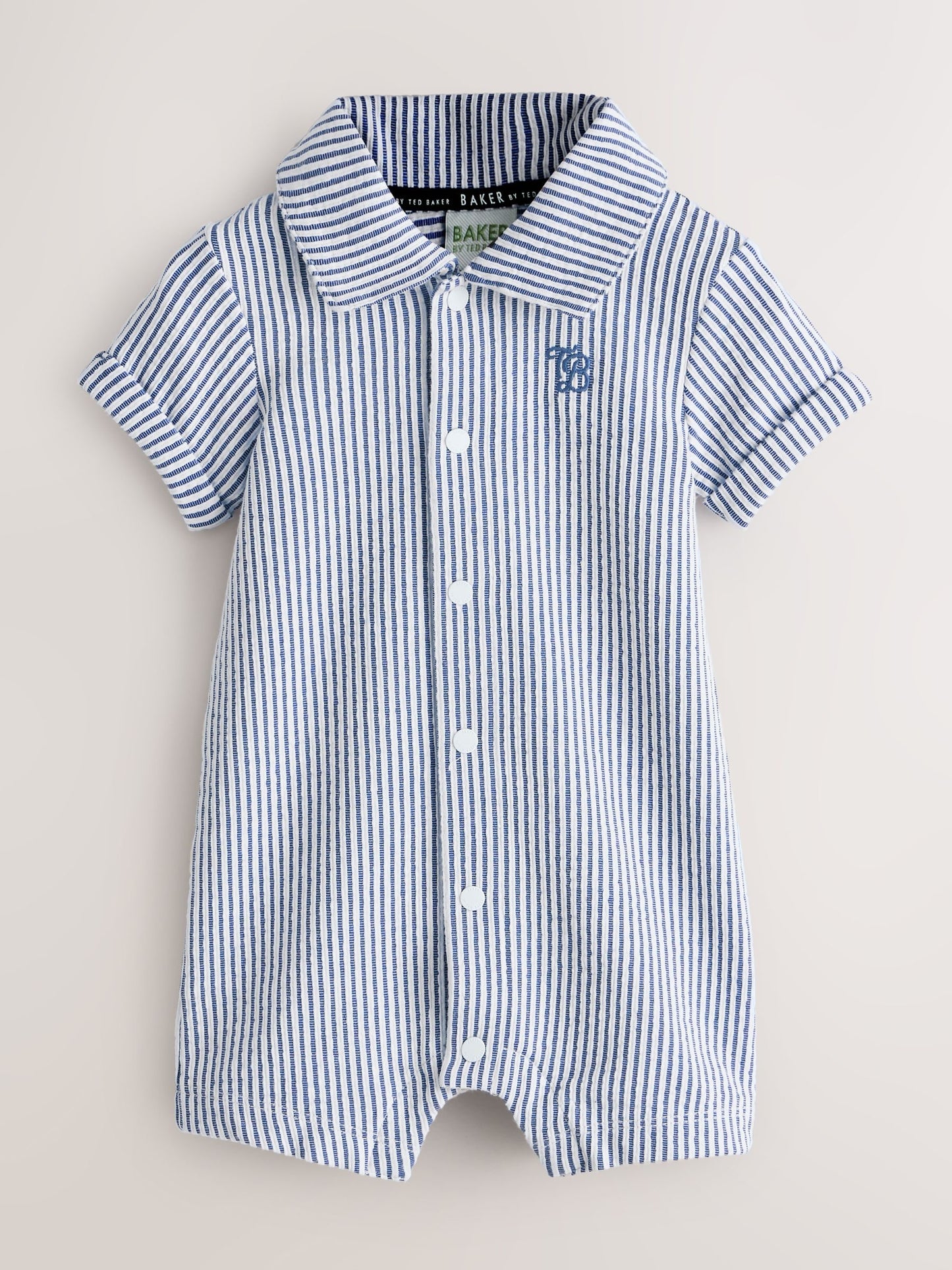 Baker by Ted Baker Textured Stripe Romper image 1