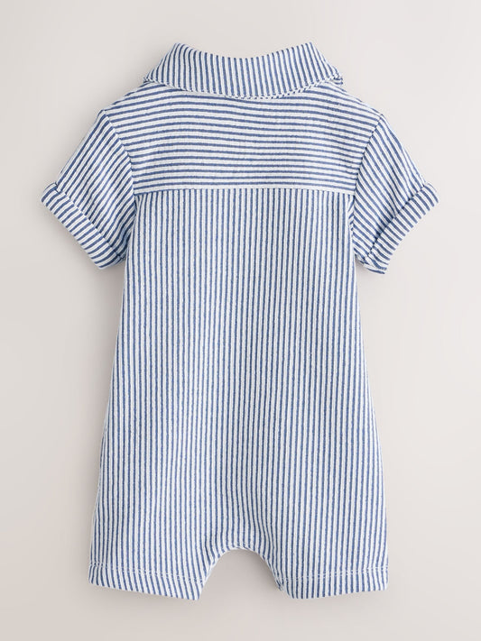 Baker by Ted Baker Textured Stripe Romper image 3