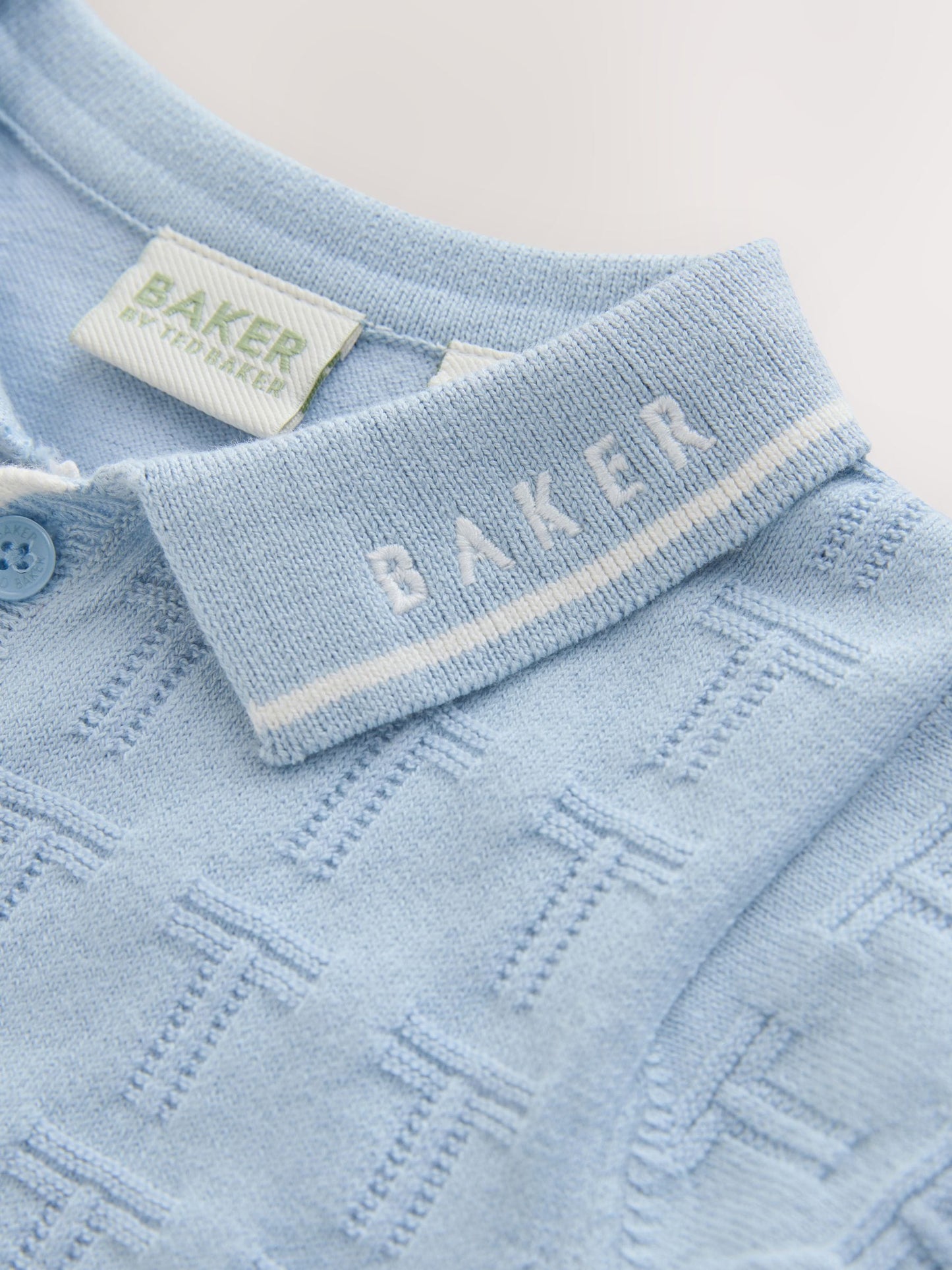 Baker by Ted Baker Blue Knitted Romper image 4