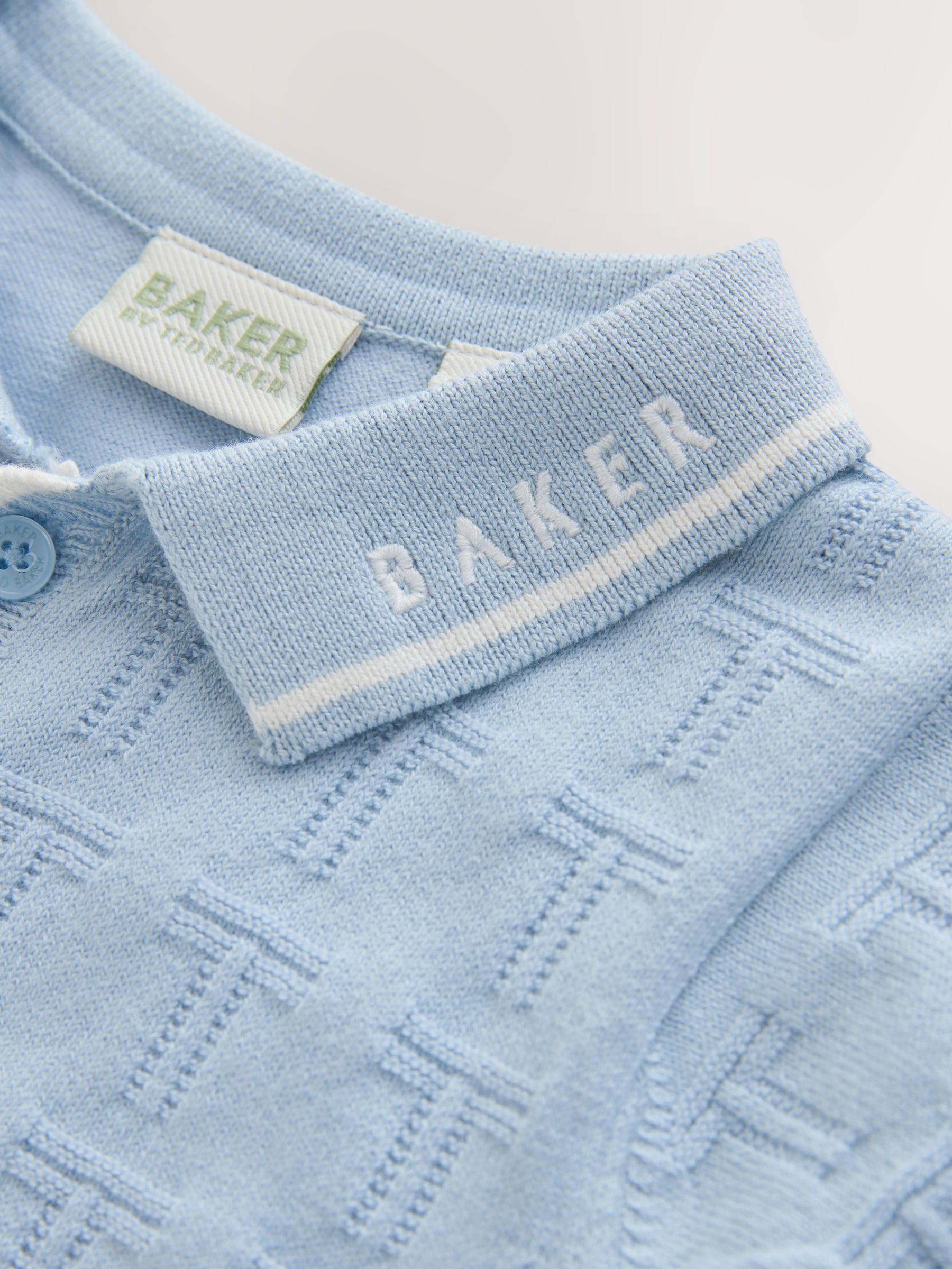 Baker by Ted Baker Blue Knitted Romper image 4