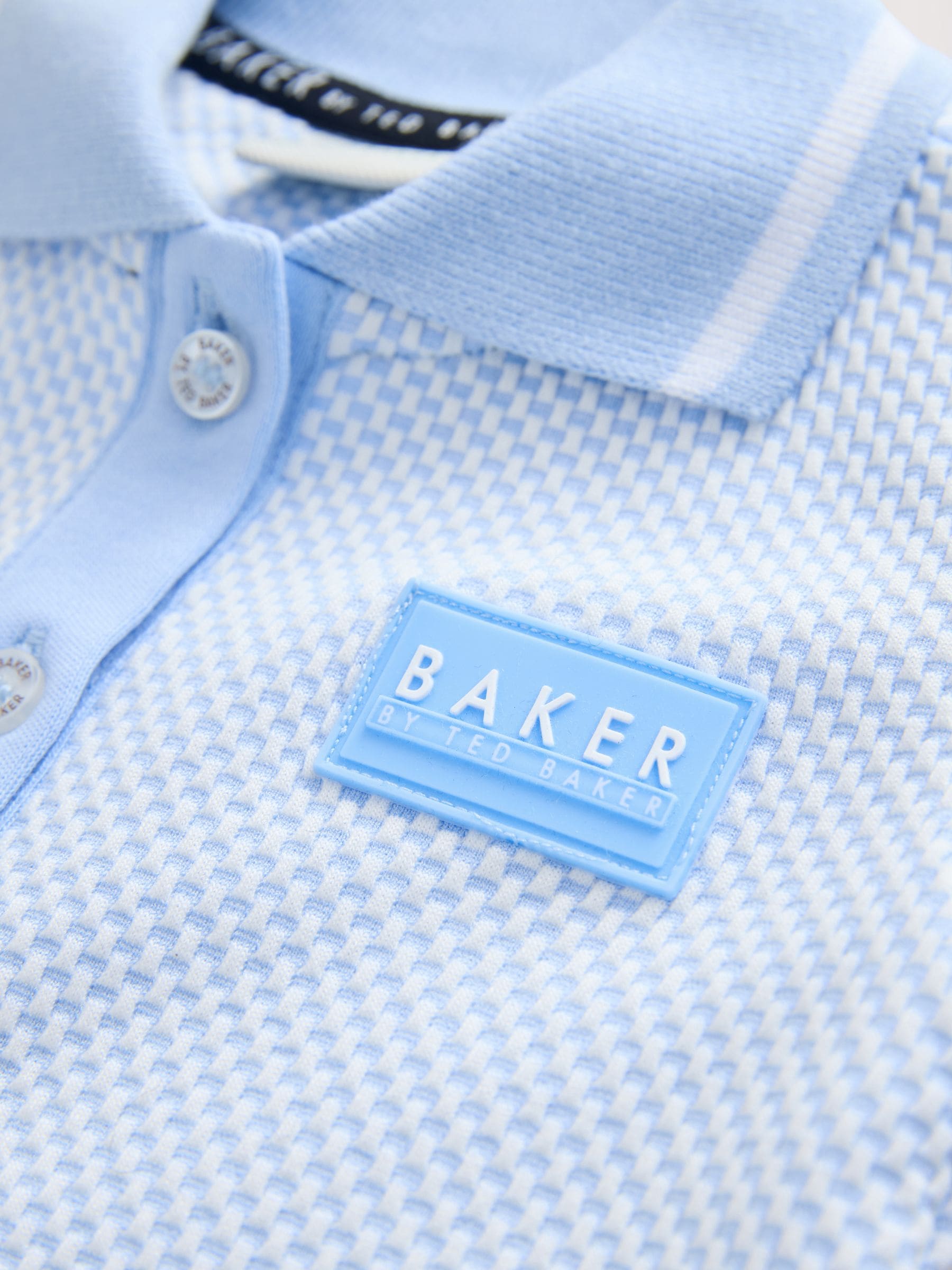 Baker by Ted Baker Blue Textured Romper image 4