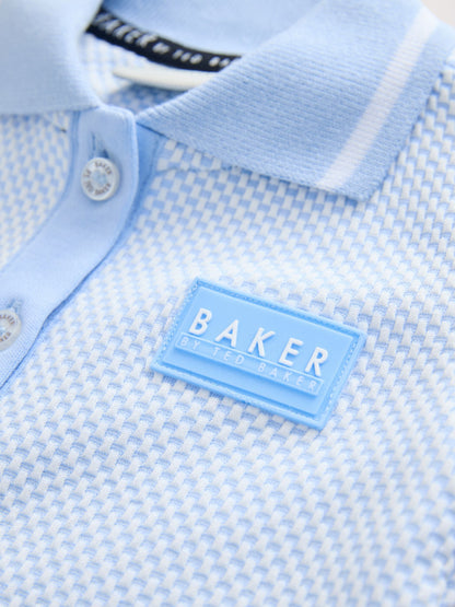 Baker by Ted Baker Blue Textured Romper image 4