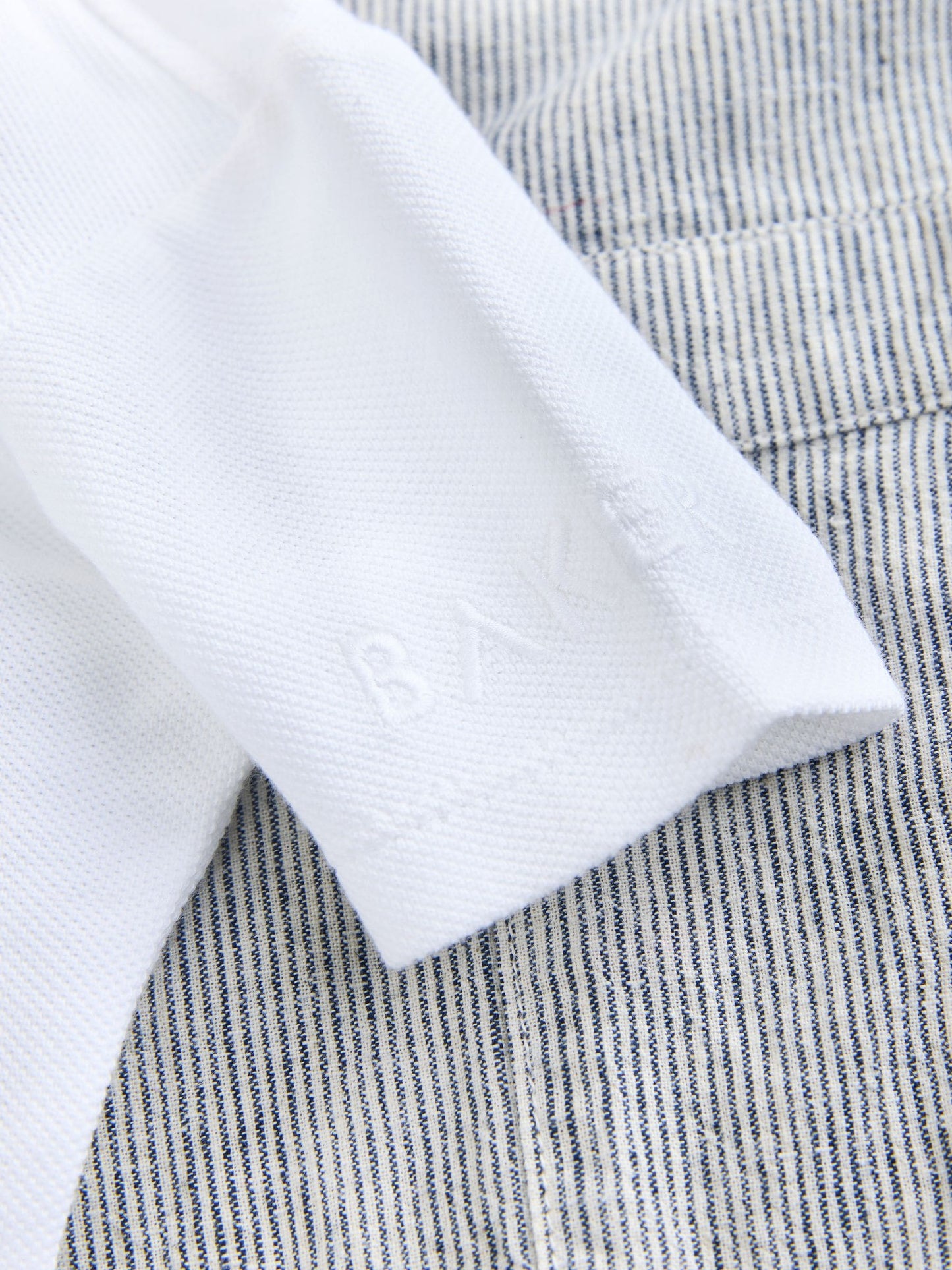 Baker by Ted Baker Stripe Dungaree and Polo Shirt Set image 5