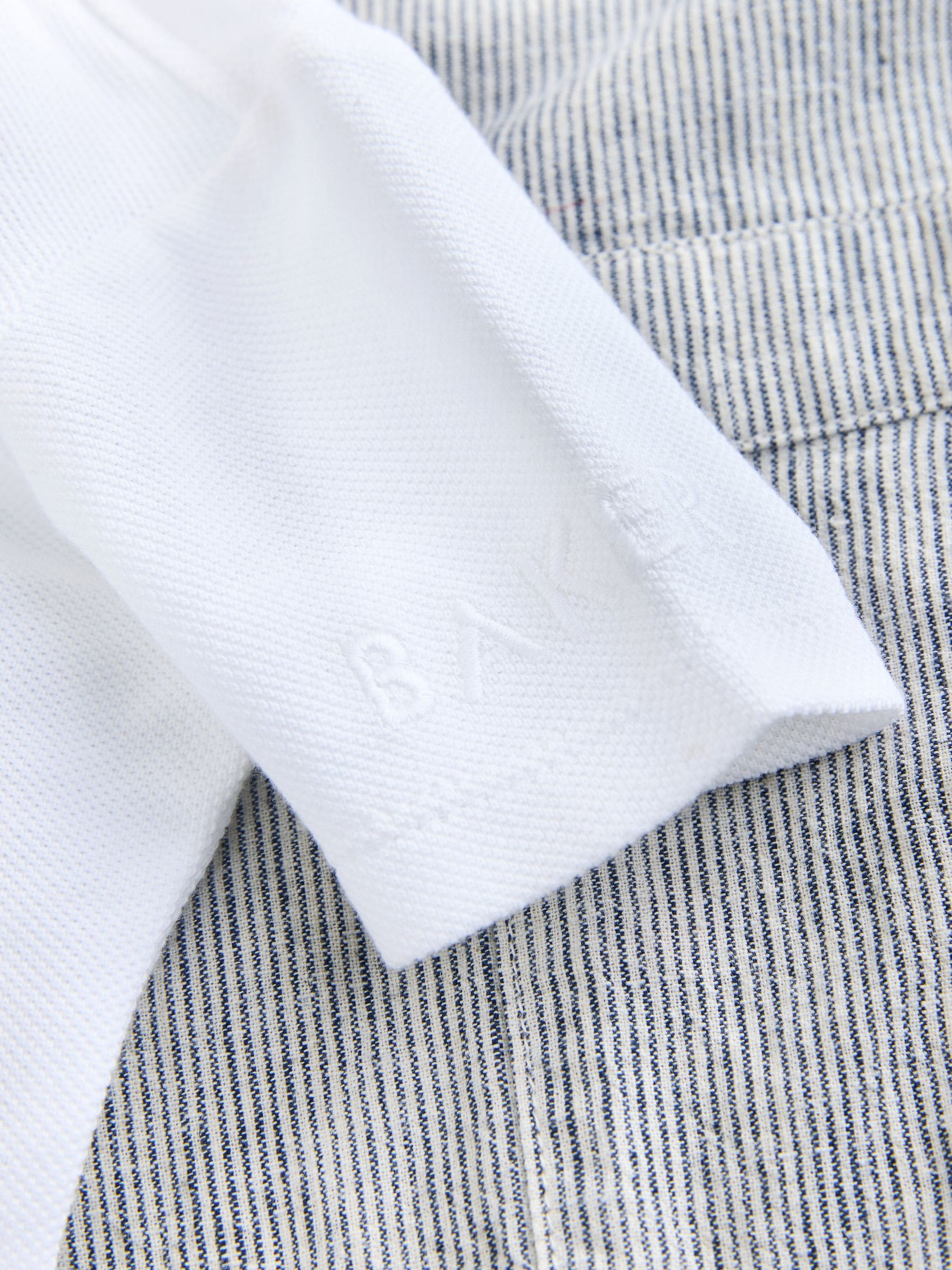 Baker by Ted Baker Stripe Dungaree and Polo Shirt Set image 5