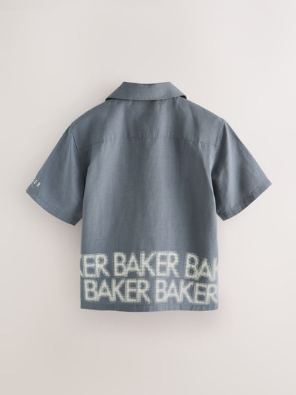Dsiney Kidz - Baker by Ted Baker Grey Border Print Shirt and T-Shirt Set image 11