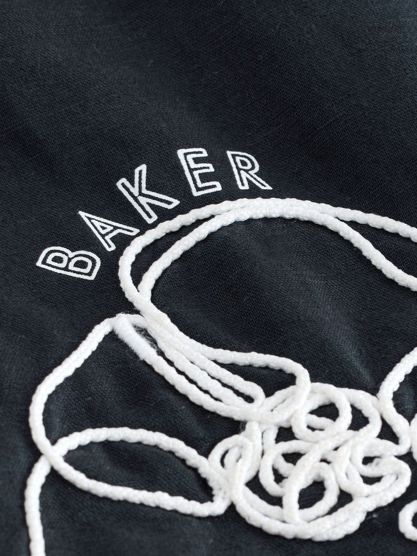 Baker by Ted Baker Linen Blend Floral Black Shirt and T-Shirt Set image 10