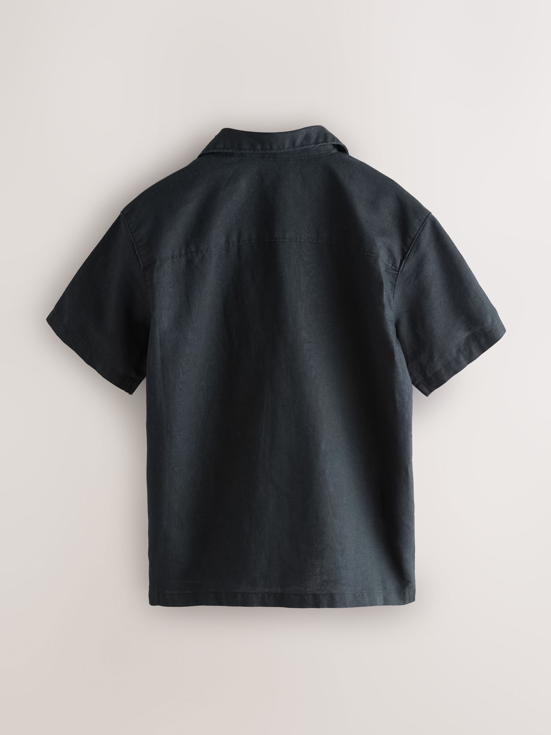 Dsiney Kidz - Baker by Ted Baker Linen Blend Floral Black Shirt and T-Shirt Set image 8