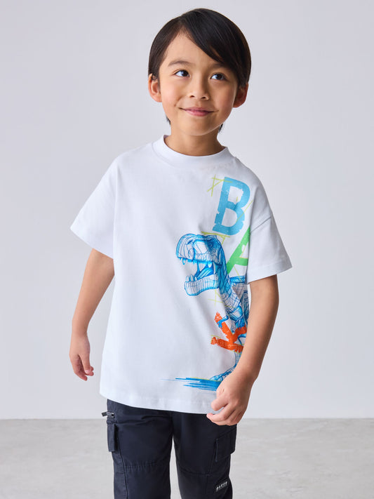 Baker by Ted Baker Dinosaur Graphic T-Shirt image 2