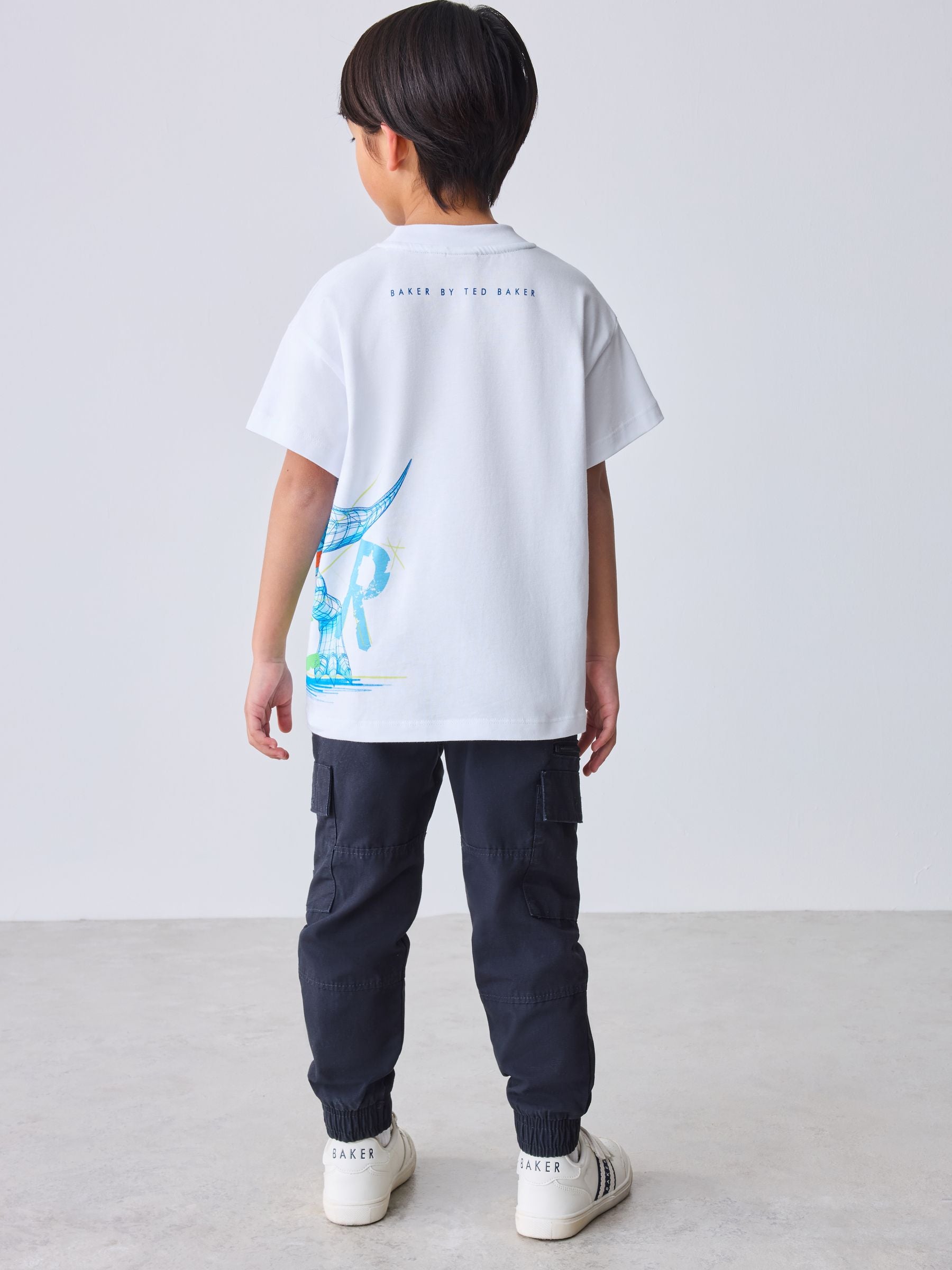 Baker by Ted Baker Dinosaur Graphic T-Shirt image 3
