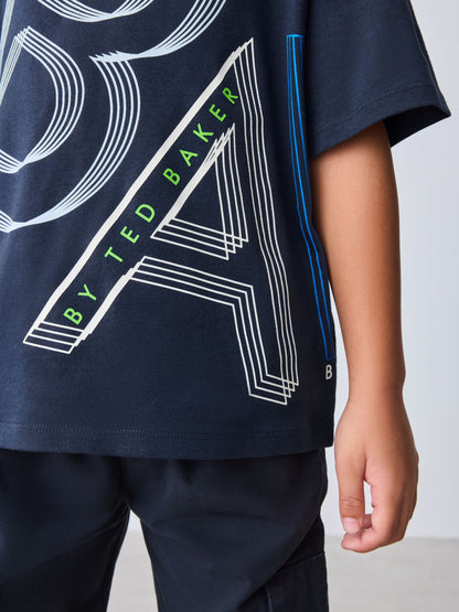 Baker by Ted Baker Letter Graphic T-Shirt image 3