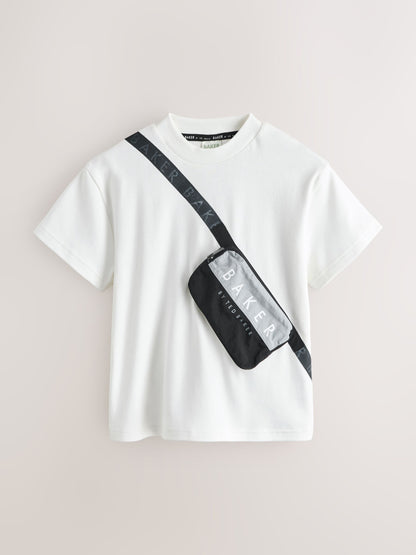 Baker by Ted Baker White Bag T-Shirt image 5