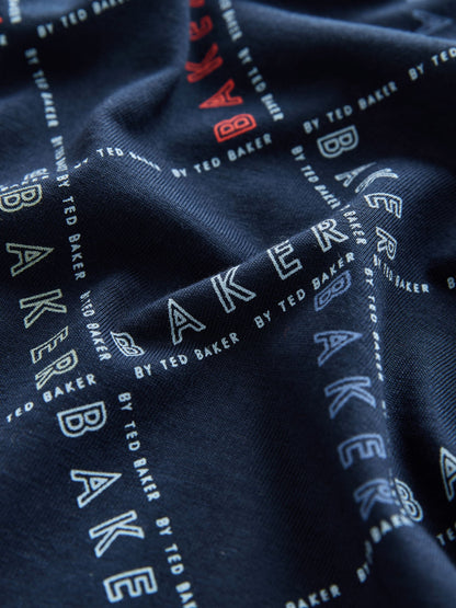 Baker by Ted Baker All Over Print Polo Shirt and Shorts Set image 10