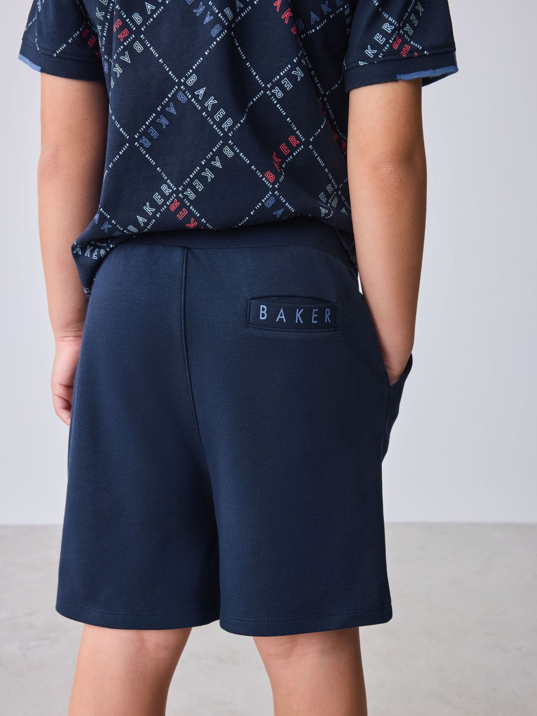 Baker by Ted Baker All Over Print Polo Shirt and Shorts Set image 5