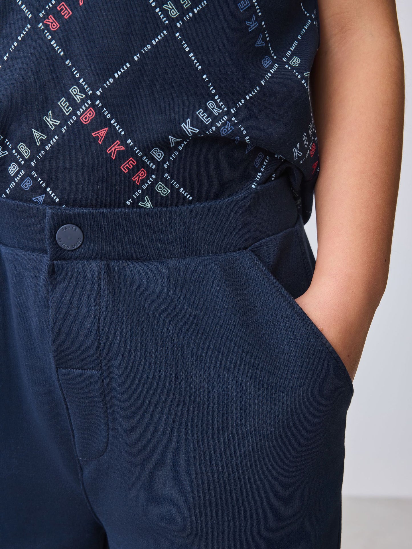 Baker by Ted Baker All Over Print Polo Shirt and Shorts Set image 7