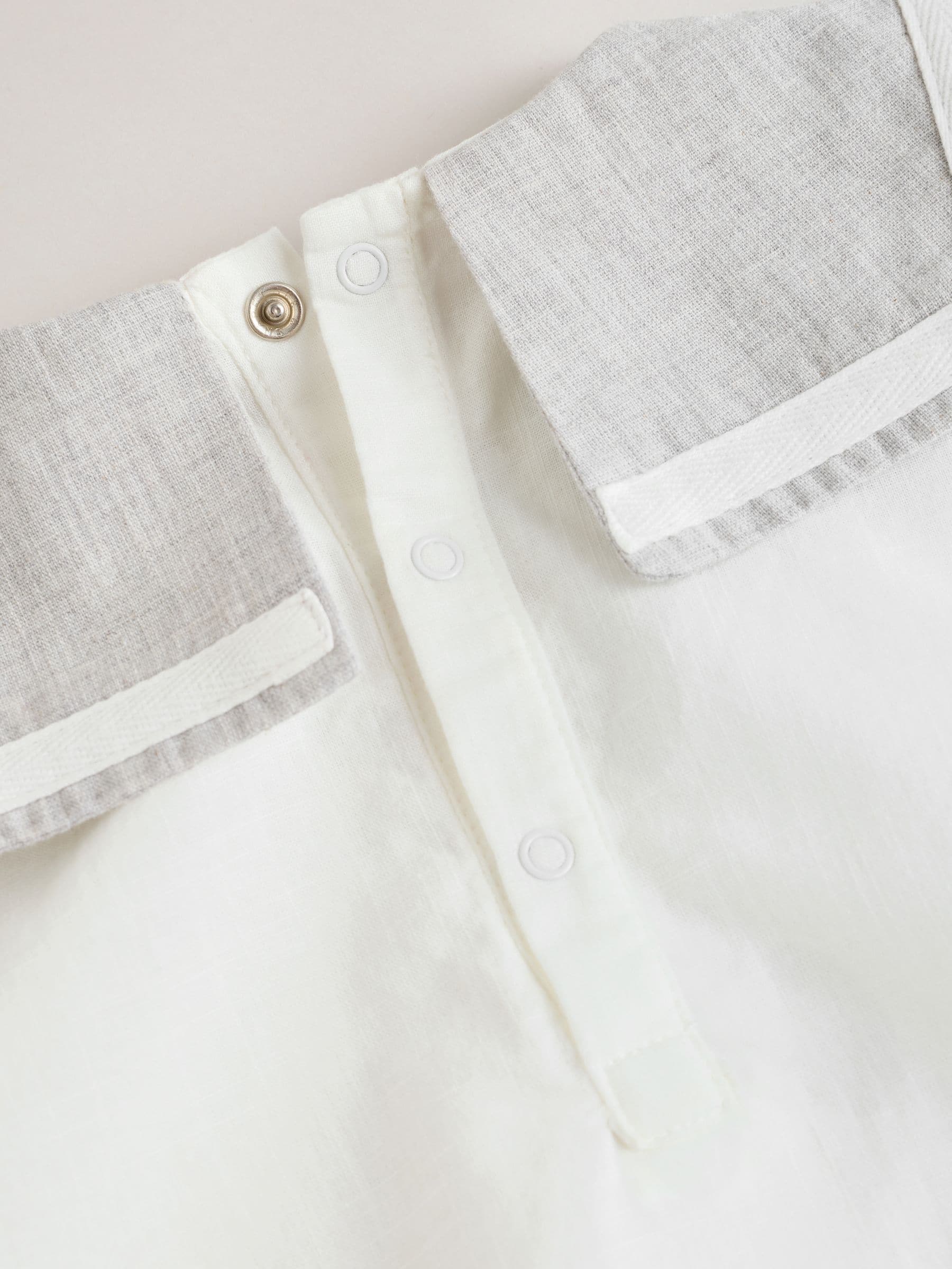 Grey/White Shirt and Trousers Baby Set (0mths-3yrs) image 5