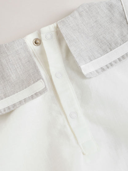 Grey/White Shirt and Trousers Baby Set (0mths-3yrs) image 5