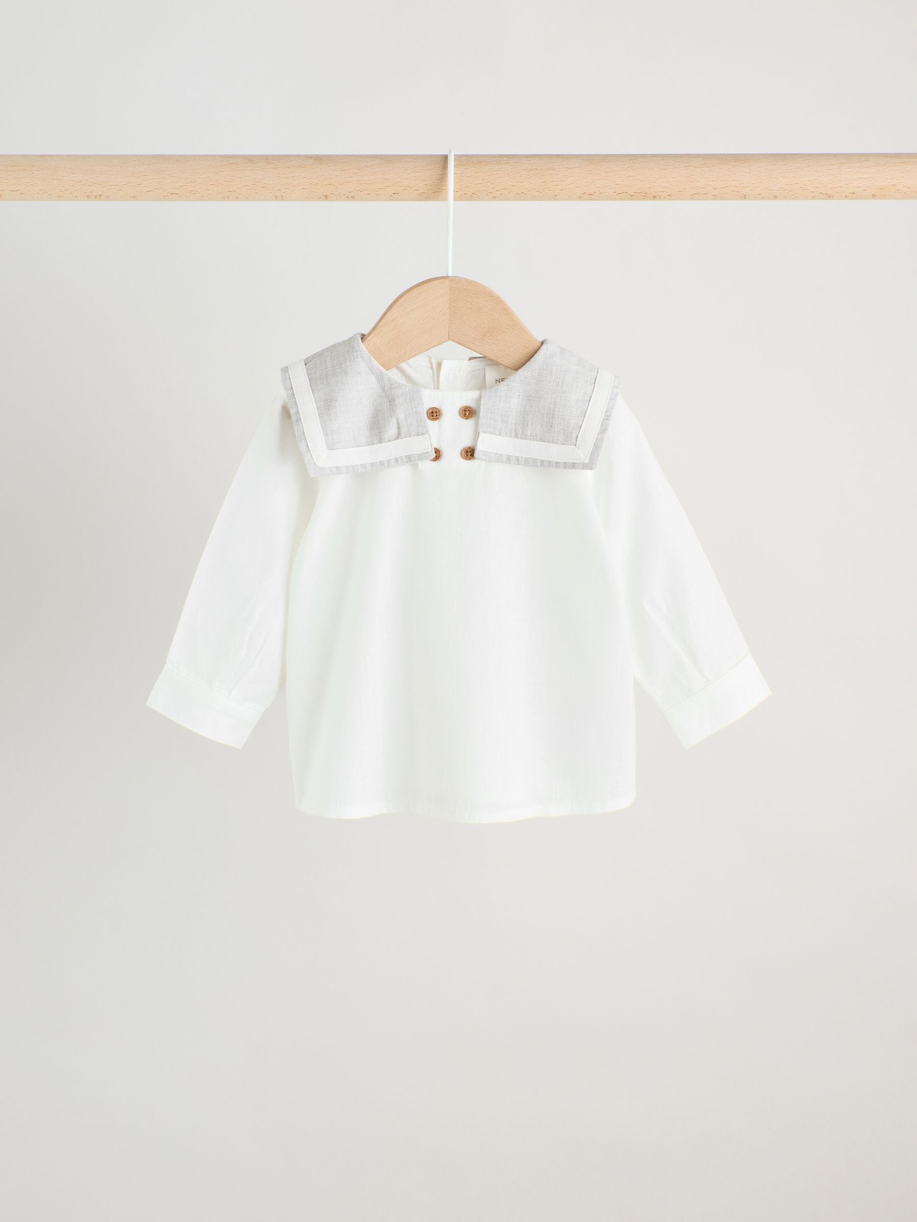 Grey/White Shirt and Trousers Baby Set (0mths-3yrs) image 7