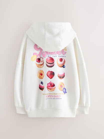 Baker by Ted Baker Oversized Back Print Hoodie