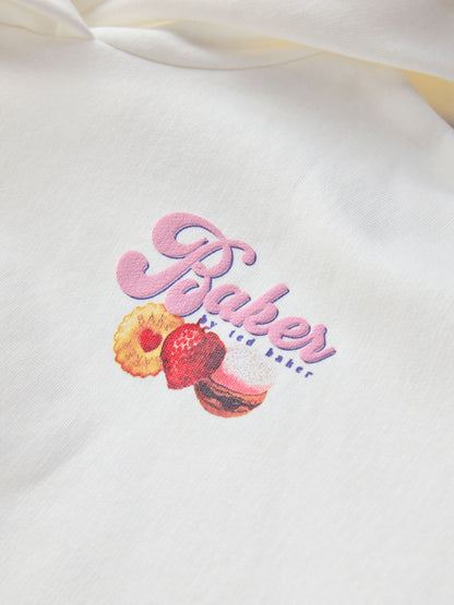 Baker by Ted Baker Oversized Back Print Hoodie