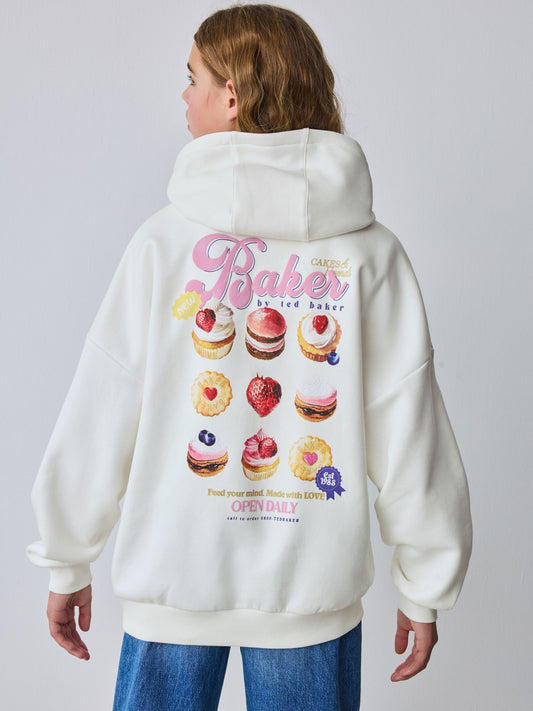 Baker by Ted Baker Oversized Back Print Hoodie