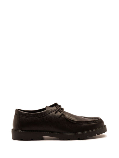 Off The Hook Brown Sky Leather Lace-Up Casual Boat Shoes image 1
