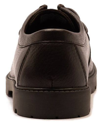 Off The Hook Brown Sky Leather Lace-Up Casual Boat Shoes image 6