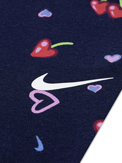 Nike Blue Crew Top & Joggers Set image 4