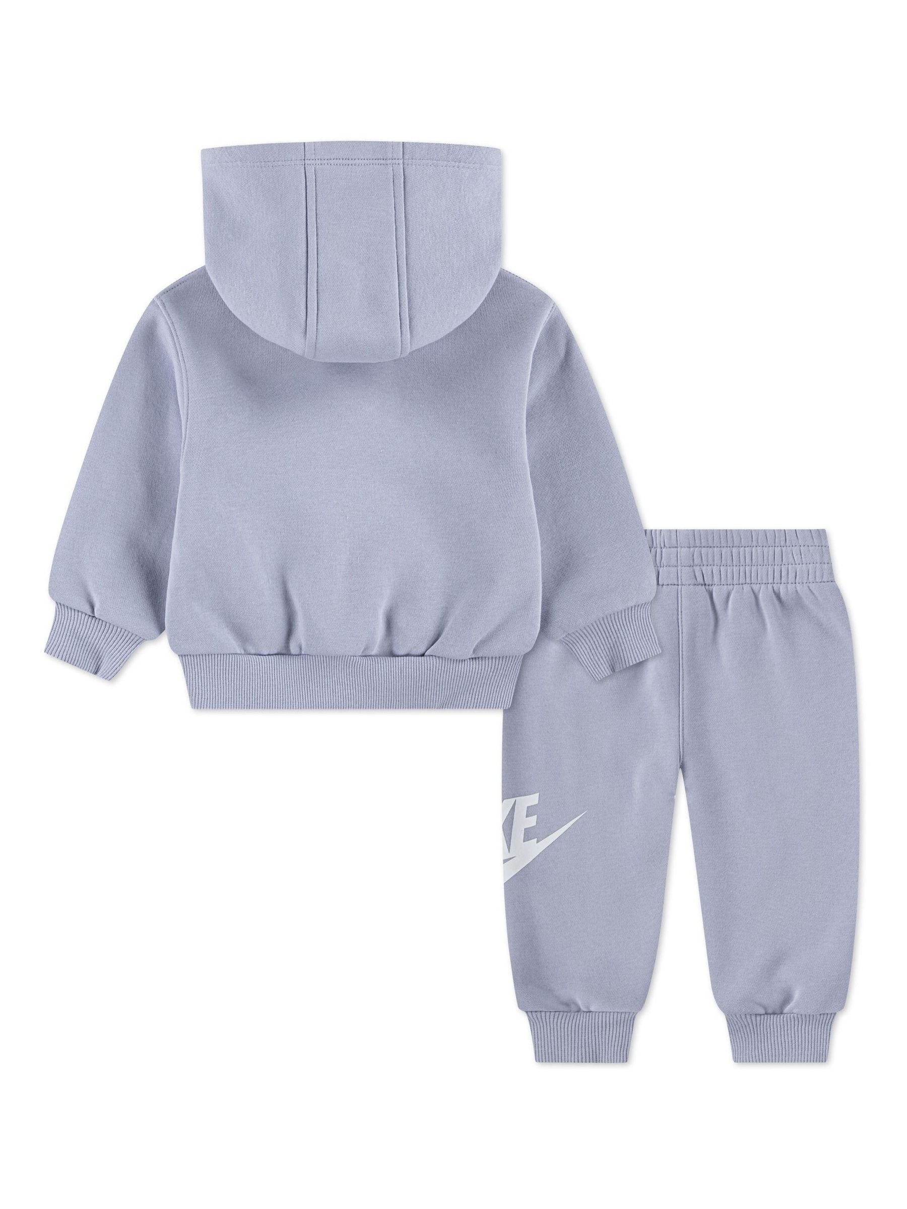 Nike Blue Dark Infant Club Fleece Tracksuit image 2