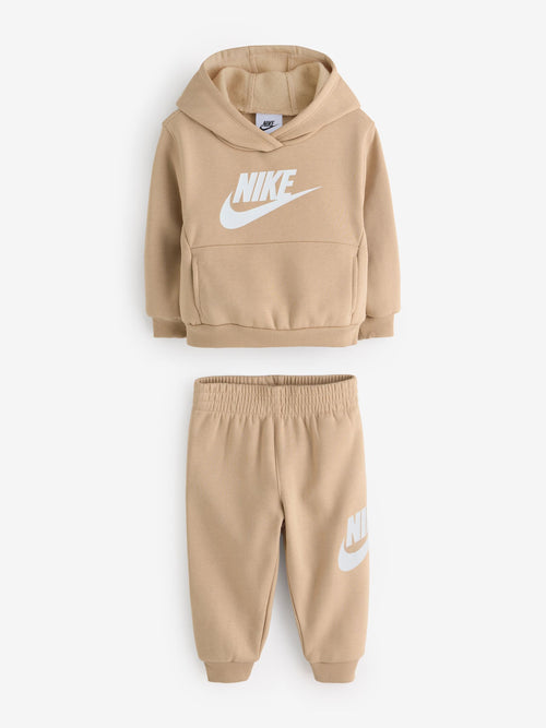 Dsiney Kidz - Nike Brown Infant Club Fleece Tracksuit image 1