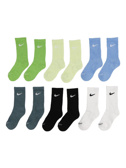 Nike Green Performance Crew Socks 6 Pack - image 1