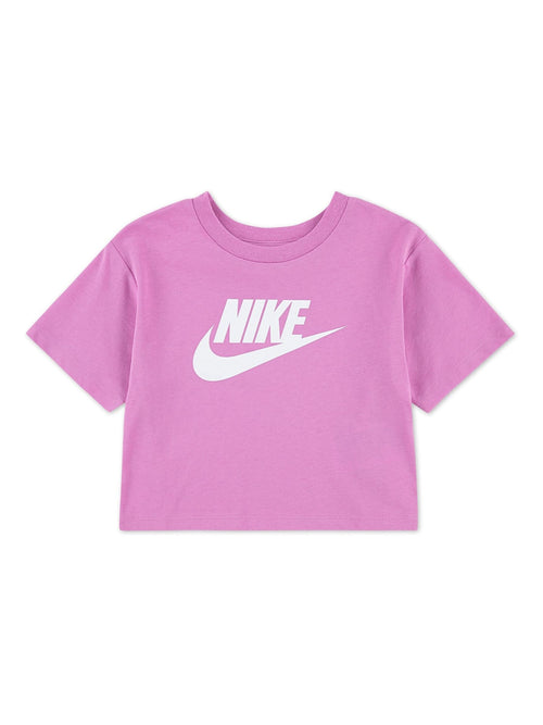 Dsiney Kidz - Nike Purple Little Kids HBR Club Boxy Fit T-Shirt image 1