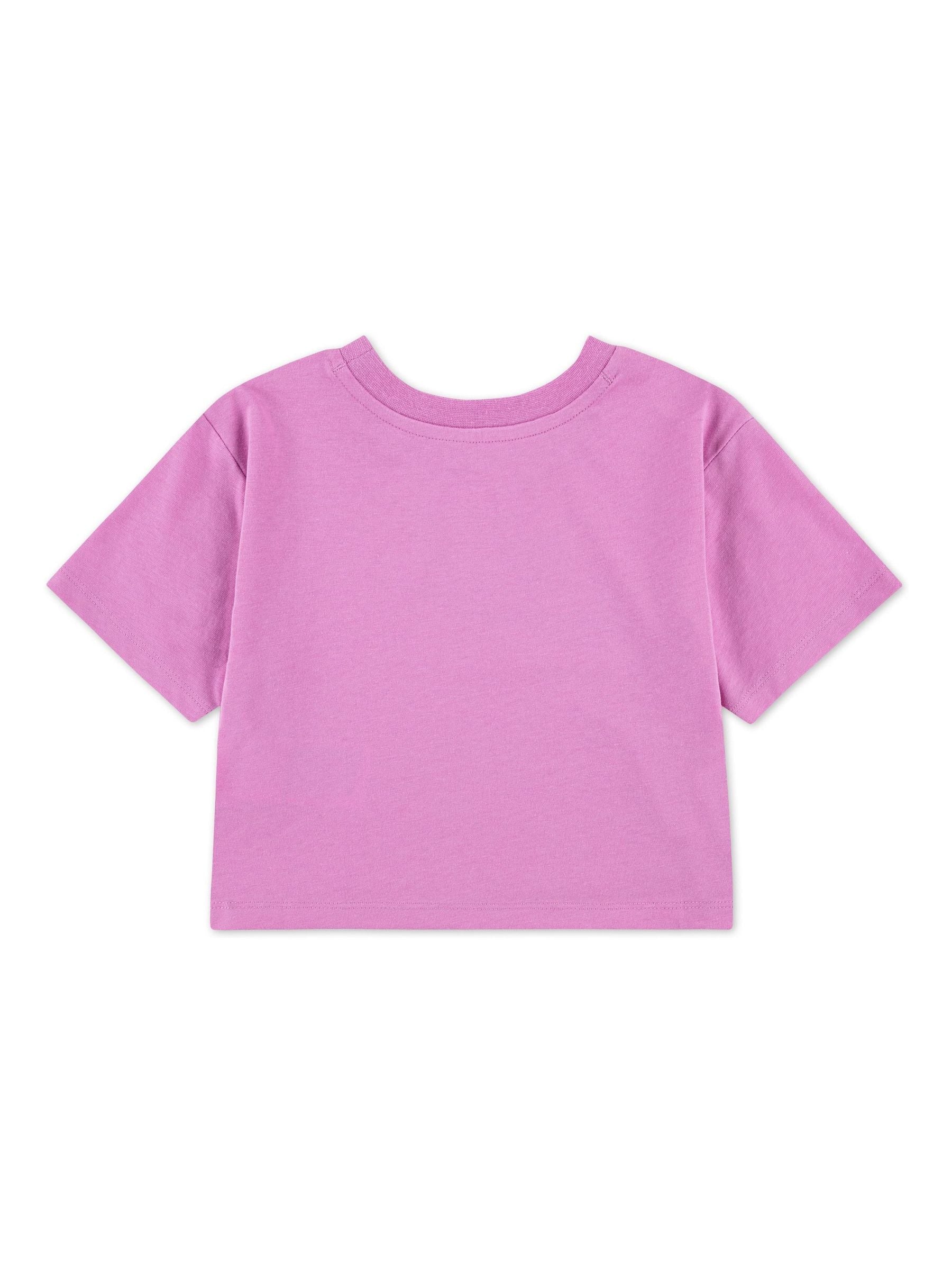 Nike Purple Little Kids HBR Club Boxy Fit T-Shirt image 2