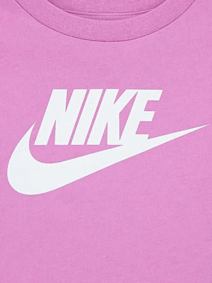 Nike Purple Little Kids HBR Club Boxy Fit T-Shirt image 3