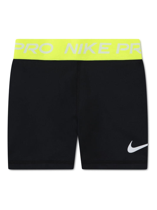 Nike Black Little Kids Girls Pro Dri FIT Shorts image 1