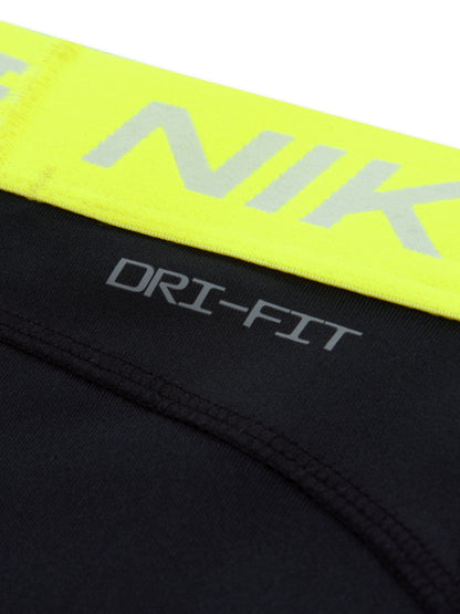 Nike Black Little Kids Girls Pro Dri FIT Shorts image 4