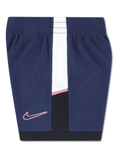 Nike Blue Dri-FIT Academy T-Shirt and Shorts Set image 5