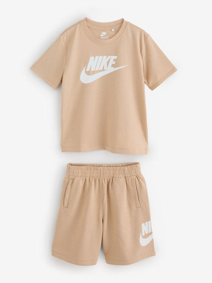Dsiney Kidz - Nike Brown HBR Club T-Shirt and Shorts Set image 1