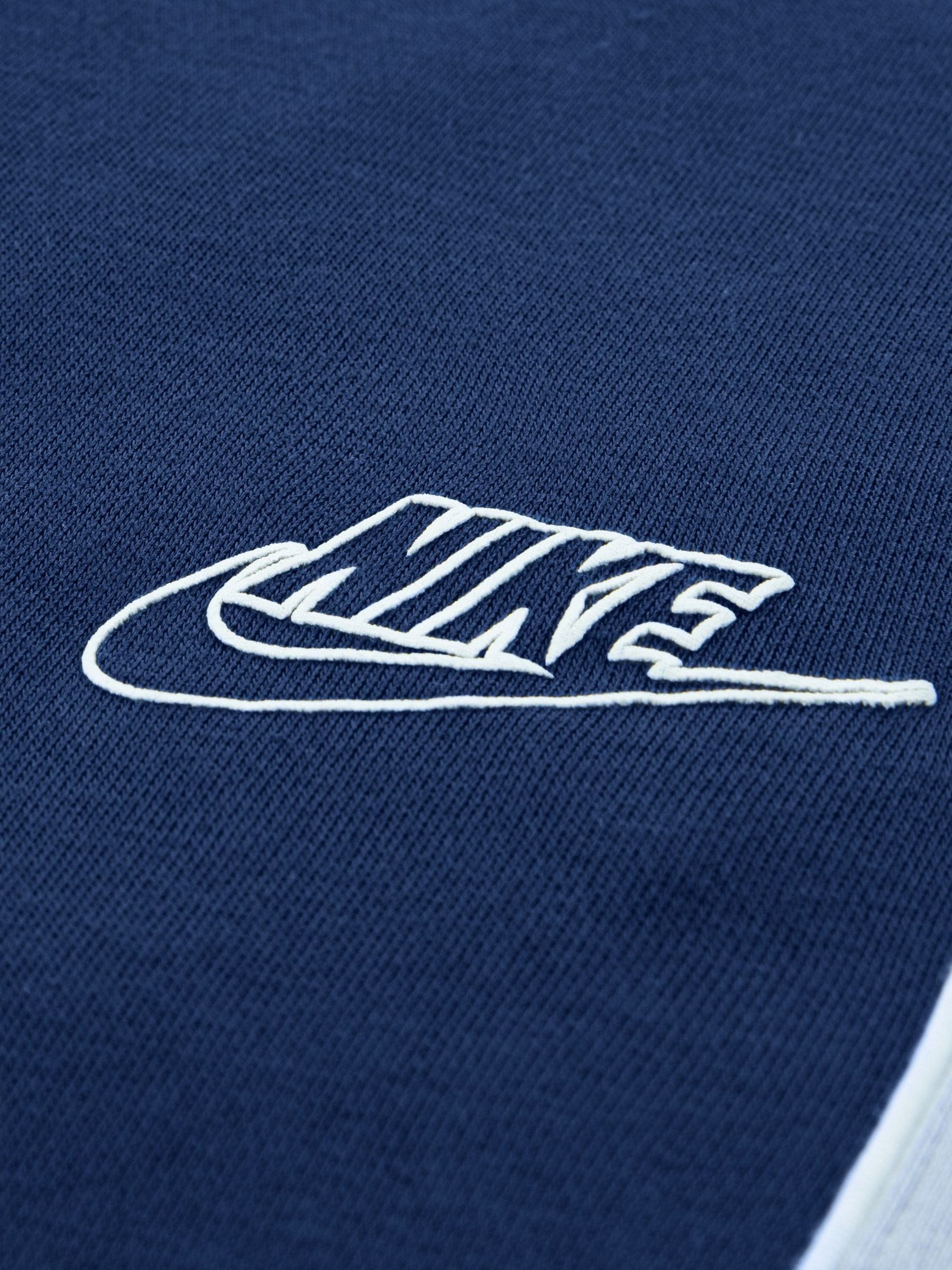 Nike Blue Colour Blocked Tracksuit image 4